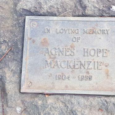 MACKENZIE Agnes Hope 1904-1959