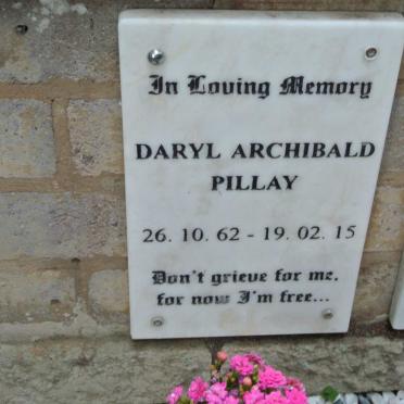 PILLAY Daryl Archibald 1962-2015