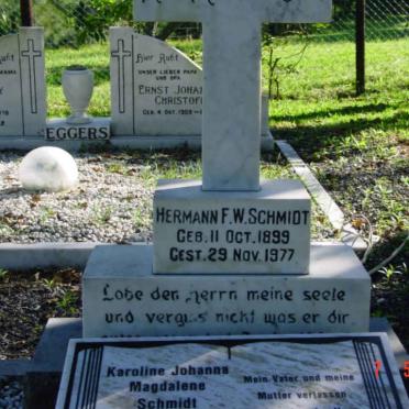 SCHMIDT Hermann F.W. 1899-1977