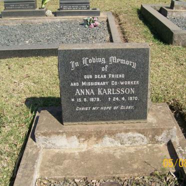 KARLSSON Anna 1879-1970