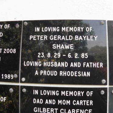 SHAWE Peter Gerald Bayley 1929-1985