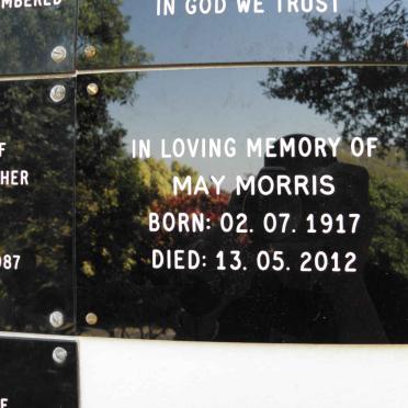 MORRIS May 1917-2012