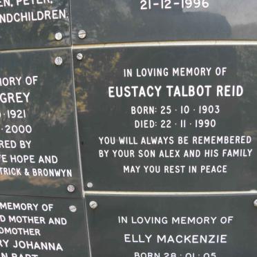 REID Eustacy Talbot 1903-1990