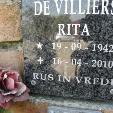 VILLIERS Rita, de 1942-2010