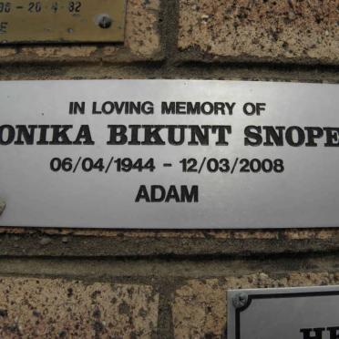 SNOPEK Monika Bikunt 1944-2008