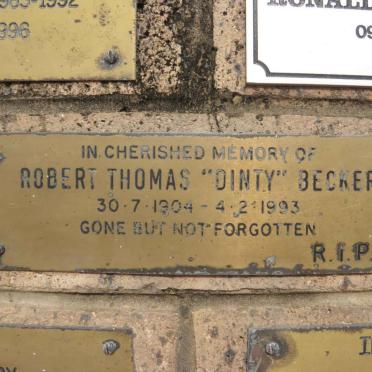 BECKER Robert Thomas 1904-1993