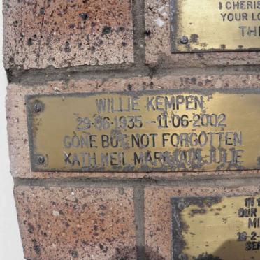 KEMPEN Willie 1935-2002