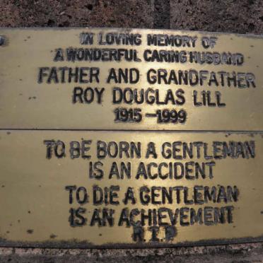 LILL Roy Douglas 1915-1999