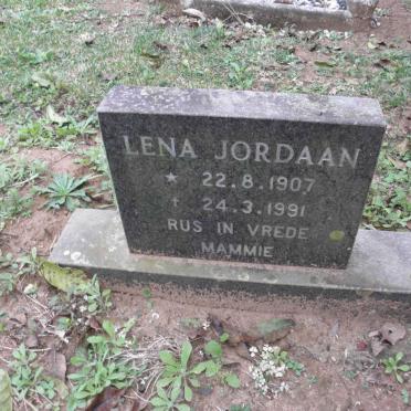 JORDAAN Lena 1907-1991