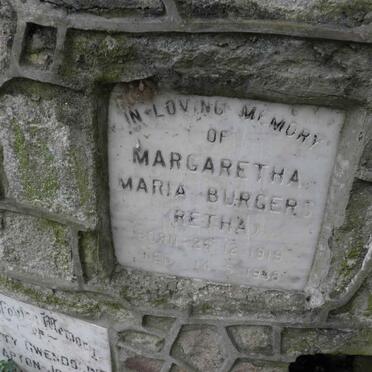 BURGERS Margaretha Maria 1919-1988