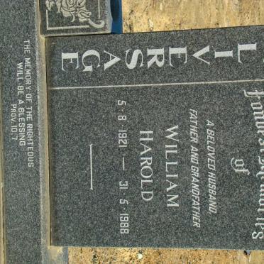LIVERSAGE William Harold 1921-1988