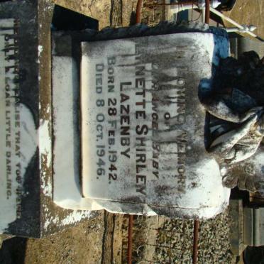LAZENBY Lynette Shirley 1942-1946