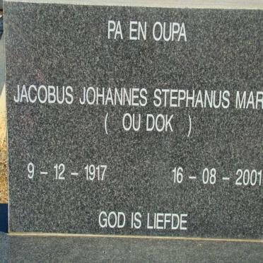 MARITZ Jacobus Johannes Stephanus 1917-2001