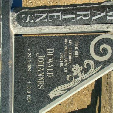 MARTENS Dewald Johannes 1925-1997