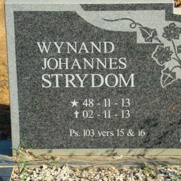STRYDOM Wynand Johannes 1948-2002