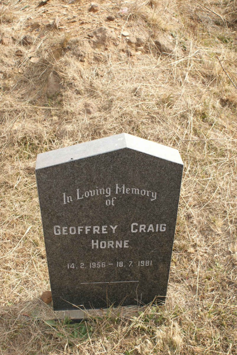 HORNE Geoffrey Craig 1956-1981