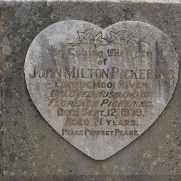 PICKERING John Milton -1939