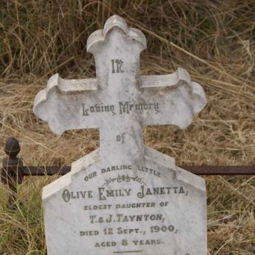 TAYNTON Olive Emily Janetta -1900