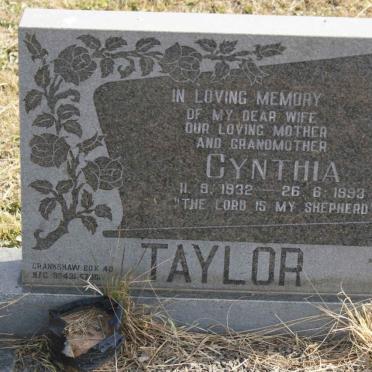 TAYLOR Cynthia 1932-1993