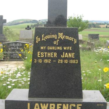 LAWRENCE Esther Jane 1912-1983