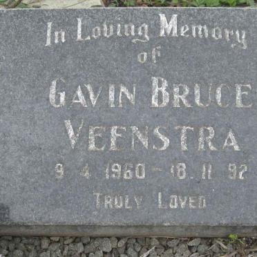 VEENSTRA Gavin Bruce 1960-1992