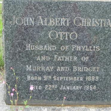 OTTO John Albert Christian 1889-1954