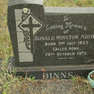 BINNS Ronald Winston Arthur  1953-1970