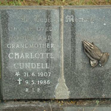 CUNDELL Charlotte 1907-1986