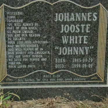 WHITE Johannes Jooste  1945-1994