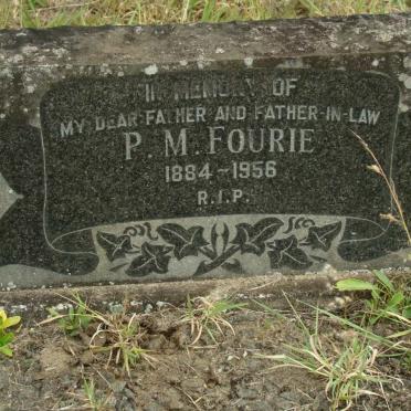 FOURIE P.M. 1884-1956