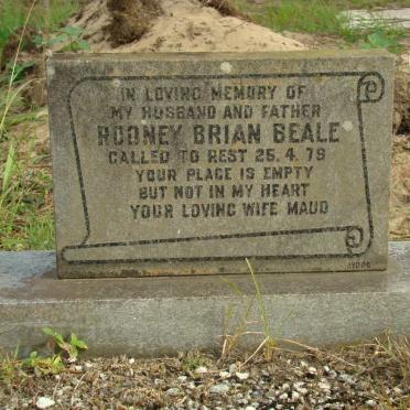 BEALE Rodney Brian  -1979