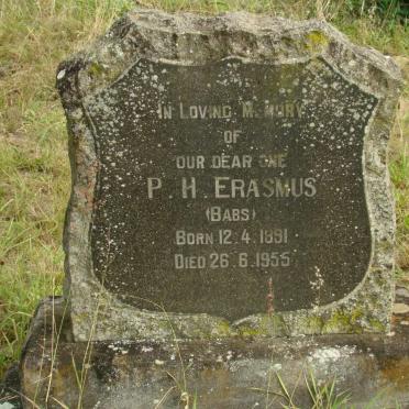 ERASMUS P.H. 1891-1955