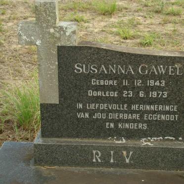 GAWEL Susanna 1943-1973