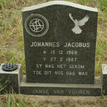 VUUREN Johannes Jacobus, Janse van 1968-1987