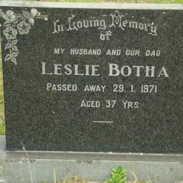 BOTHA Leslie  -1971