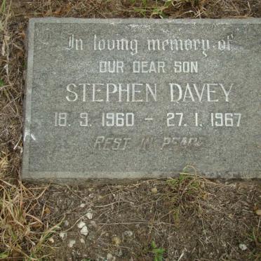 DAVEY Stephen 1960-1967