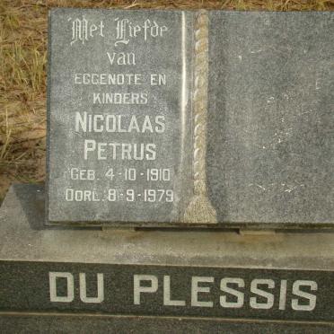 PLESSIS Nicolaas Petrus, du 1910-1979