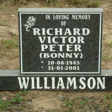 WILLIAMSON Richard Victor Peter 1945-2001