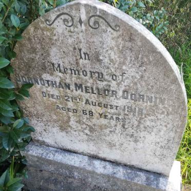 DORNING Johnothan Mellor -1918