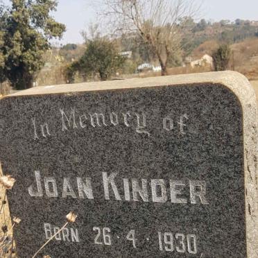 KINDER Joan 1930-1973