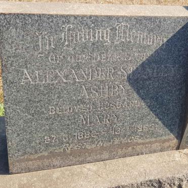 ASHBY Alexander Stanley 1882-1963 &amp; Mary Annie 1883-1956
