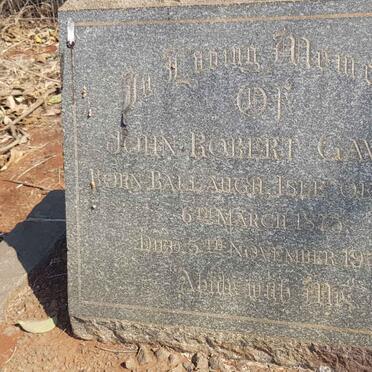 GAWNE John Robert  1875-1955 