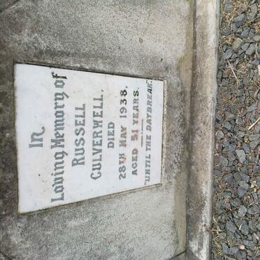 CULVERWELL Russell -1938