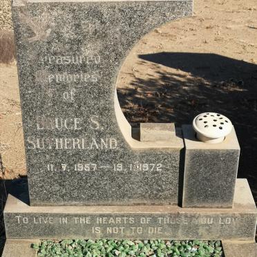 SUTHERLAND Bruce S. 1957-1972