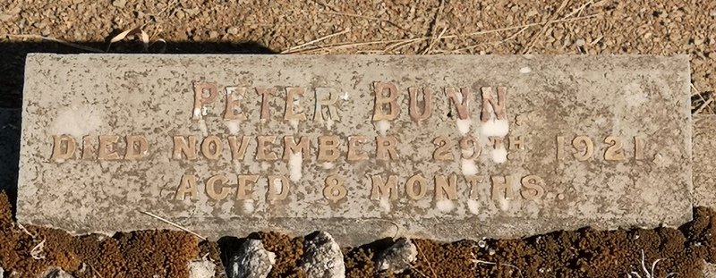 BUNN Peter  -1921