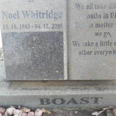 BOAST Noel Whitridge 1943-2005