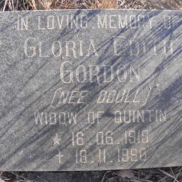 BOAST Gloria Edith Gordon nee DOULL 1918-1990