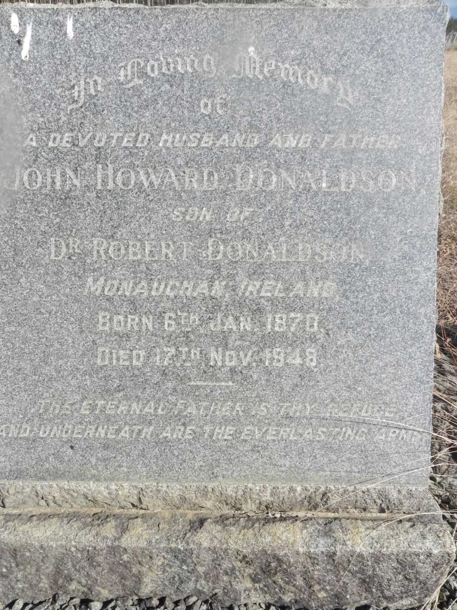 DONALDSON John Howard 1870-1948