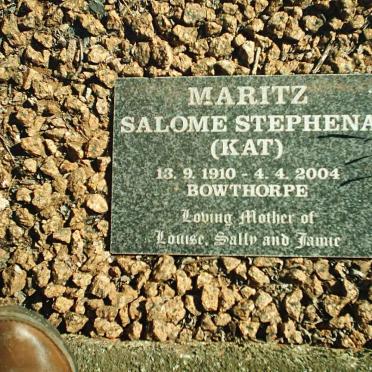 MARITZ Salome Stephena 1910-2004