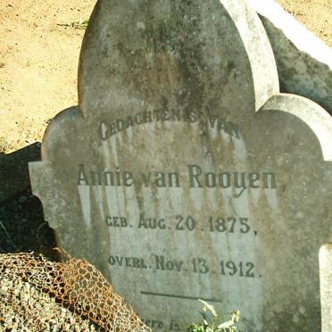 ROOYEN Annie, van 1875-1912